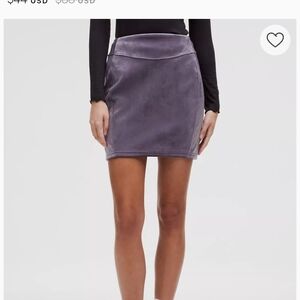 NWT Special Edition Lululemon Scuba HR MINI Skirt Velvet Sz S/ M/ Xl- NIGHTFALL